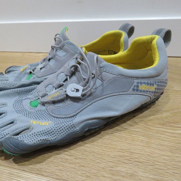 VIBRAM FIVEFINGERS Bikila LS Barefoot Training Running Shoes in Gray Green US 9 - Picture 3 of 13